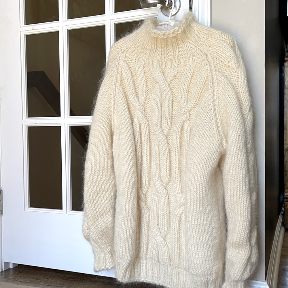 SuperTanya Oversized Chunky Cable Knit Sweater